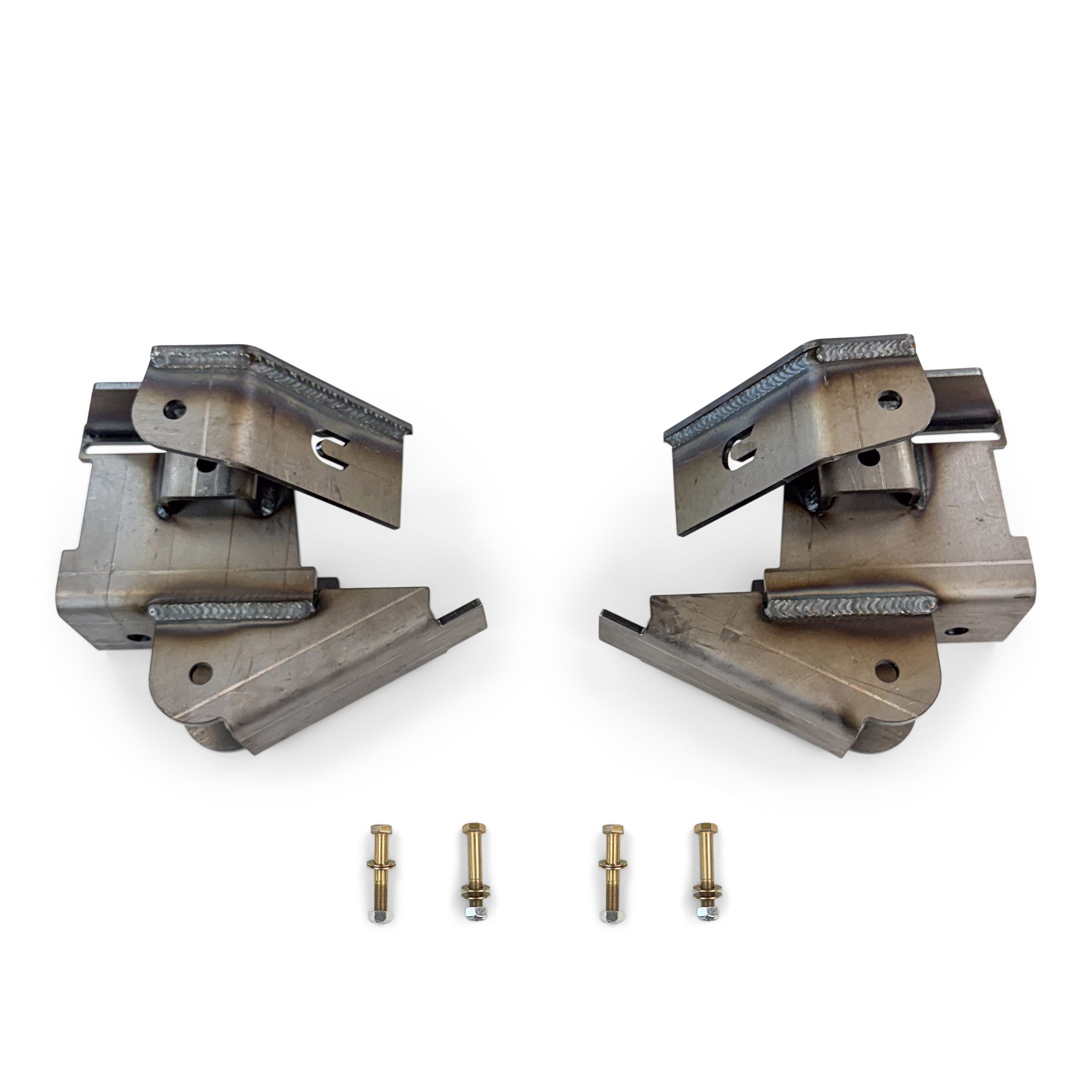 Steel off-road vehicle mounting brackets and bolts for Toyota Tacoma or 4Runner