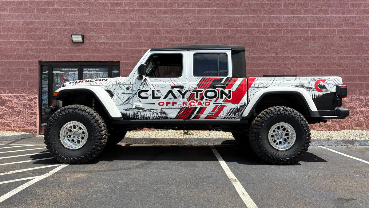 Clayton Off Road Premium 4.5-inch long arm lift kit for 2021-2023 diesel Jeep Gladiator JT