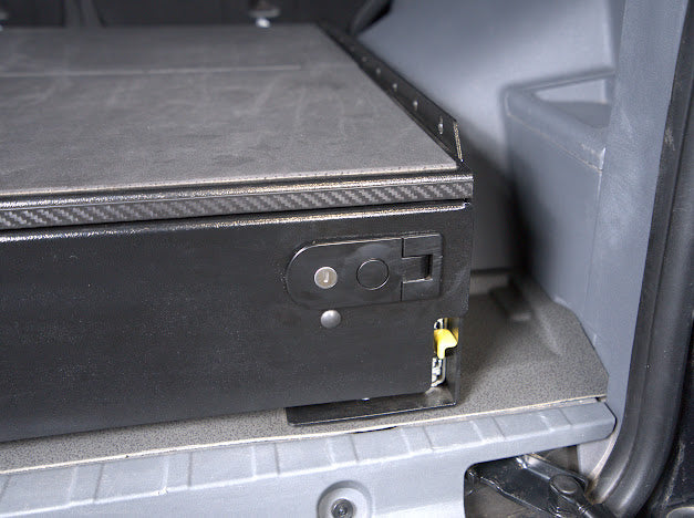 Diabolical Inc Grenadier Drawer Top Part B installed in an Ineos Grenadier