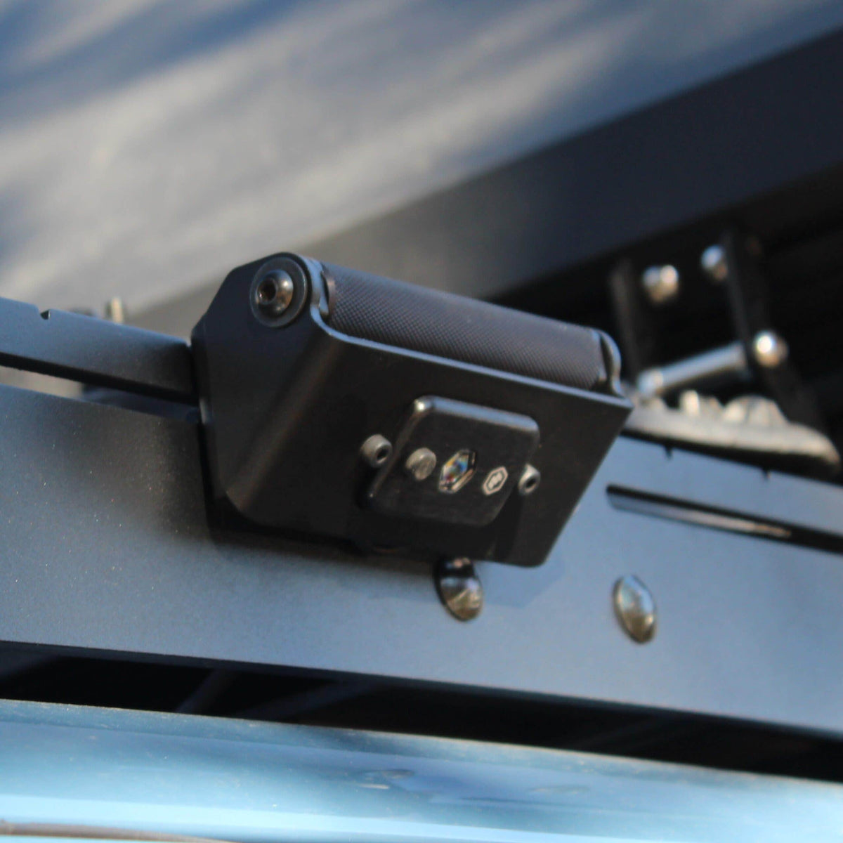 RCI roof rack grab handles with light mounts, universal fit