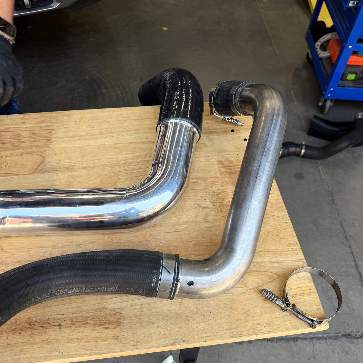 S&B cold and hot side intercooler pipe for 2020-2026 Silverado Sierra Duramax L5P