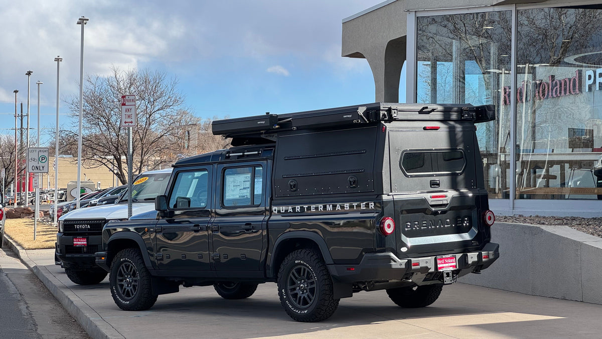 Dirtbox hard shell overland shower awning with changing room, universal fit