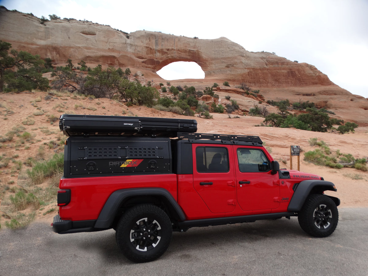 Dirtbox hard shell overland shower awning with changing room, universal fit