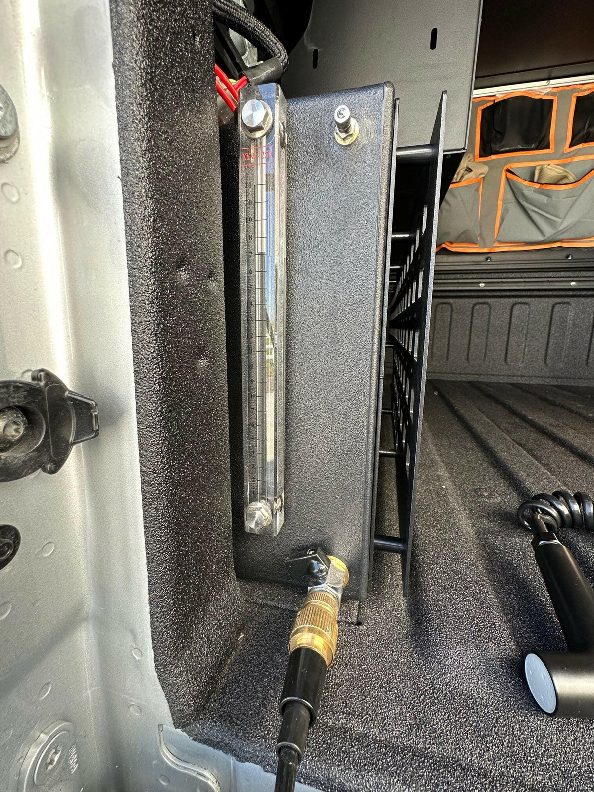Dirtbox Overland 15-gallon in-bed water tank for Jeep Gladiator and Ford F-150