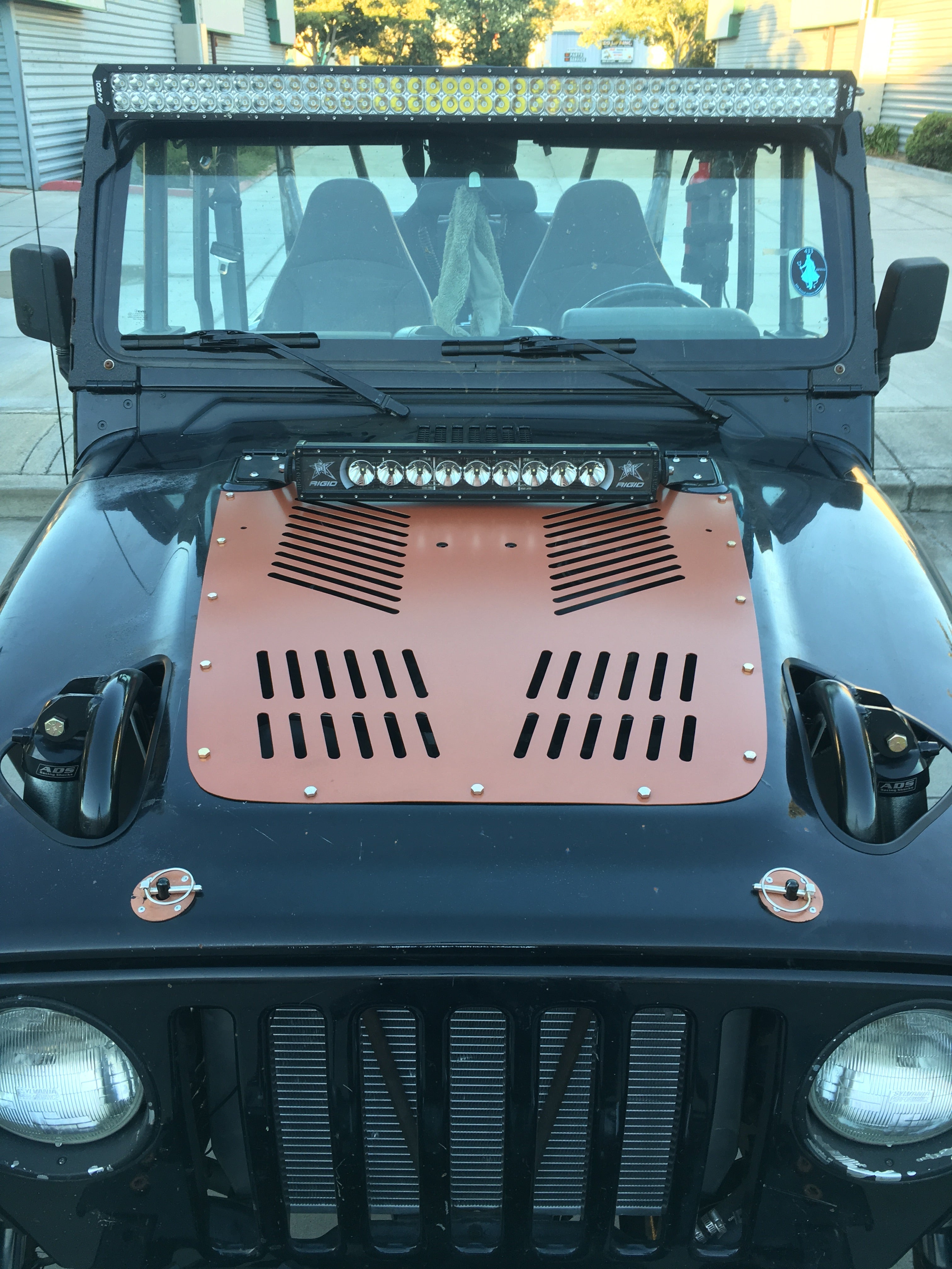 Diamond Series Hood Vent for Jeep TJ Wrangler