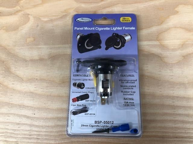 Encendedor de cigarros Equipt hembra de 29 mm (cuerpo de metal)