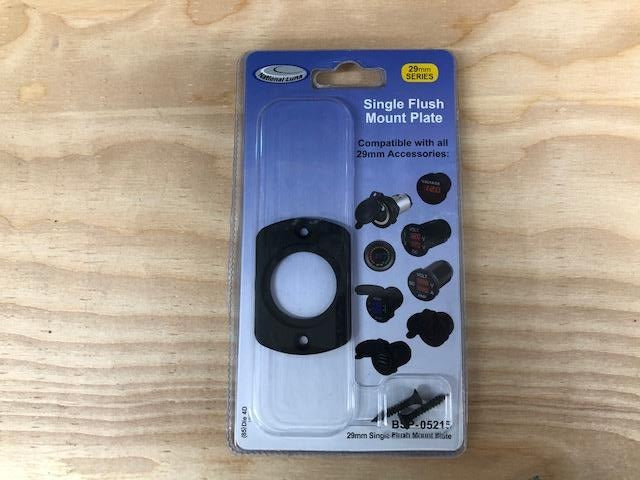 Placa de montaje empotrado simple Equipt de 29 mm