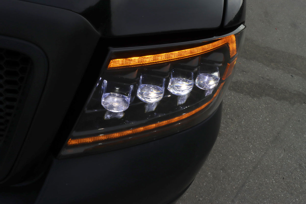 AlphaRex NOVA-Series LED Projector Headlights for Ford F-150 - Chrome