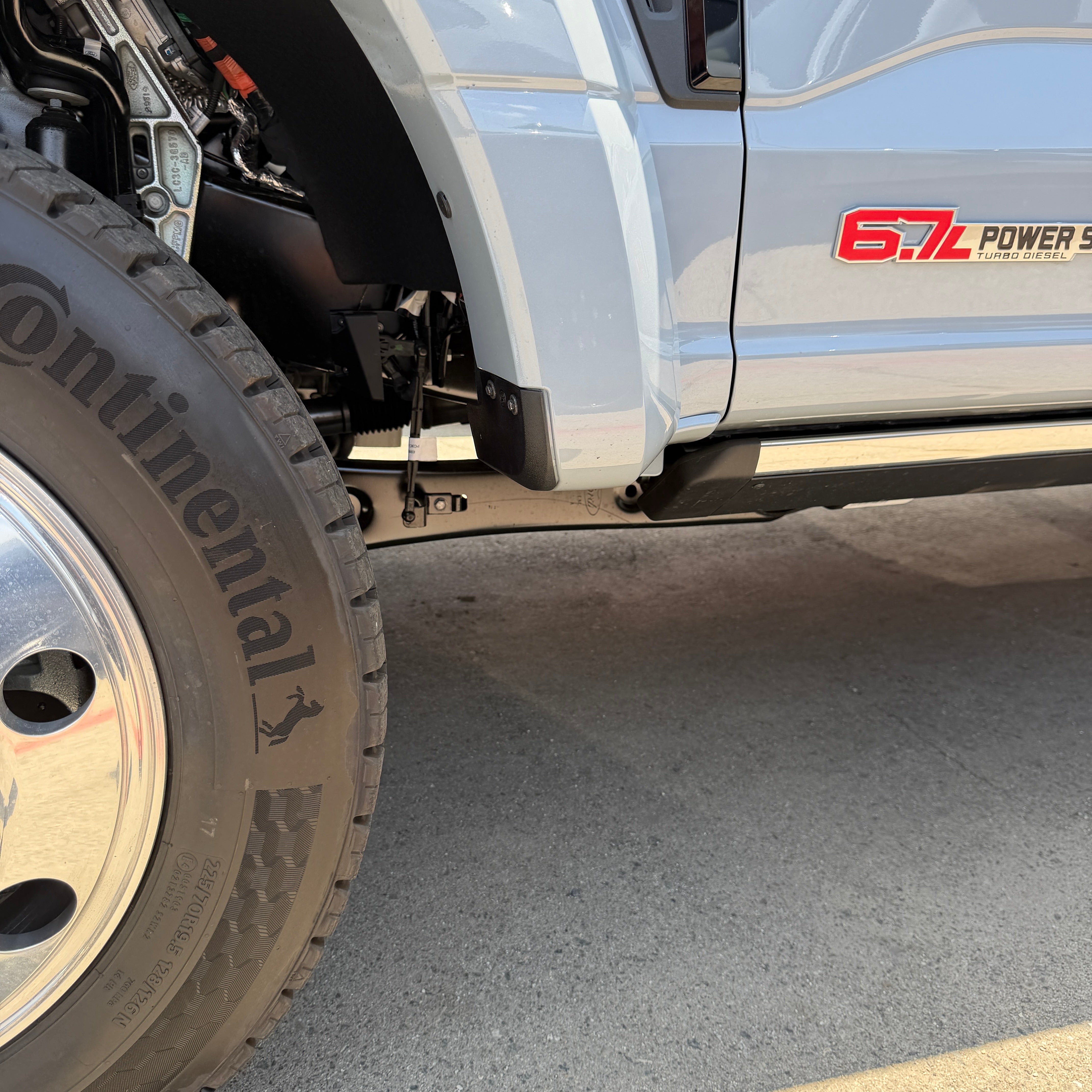 MUD FLAP DELETE FOR 2017-2026 FORD F-450 & F-550