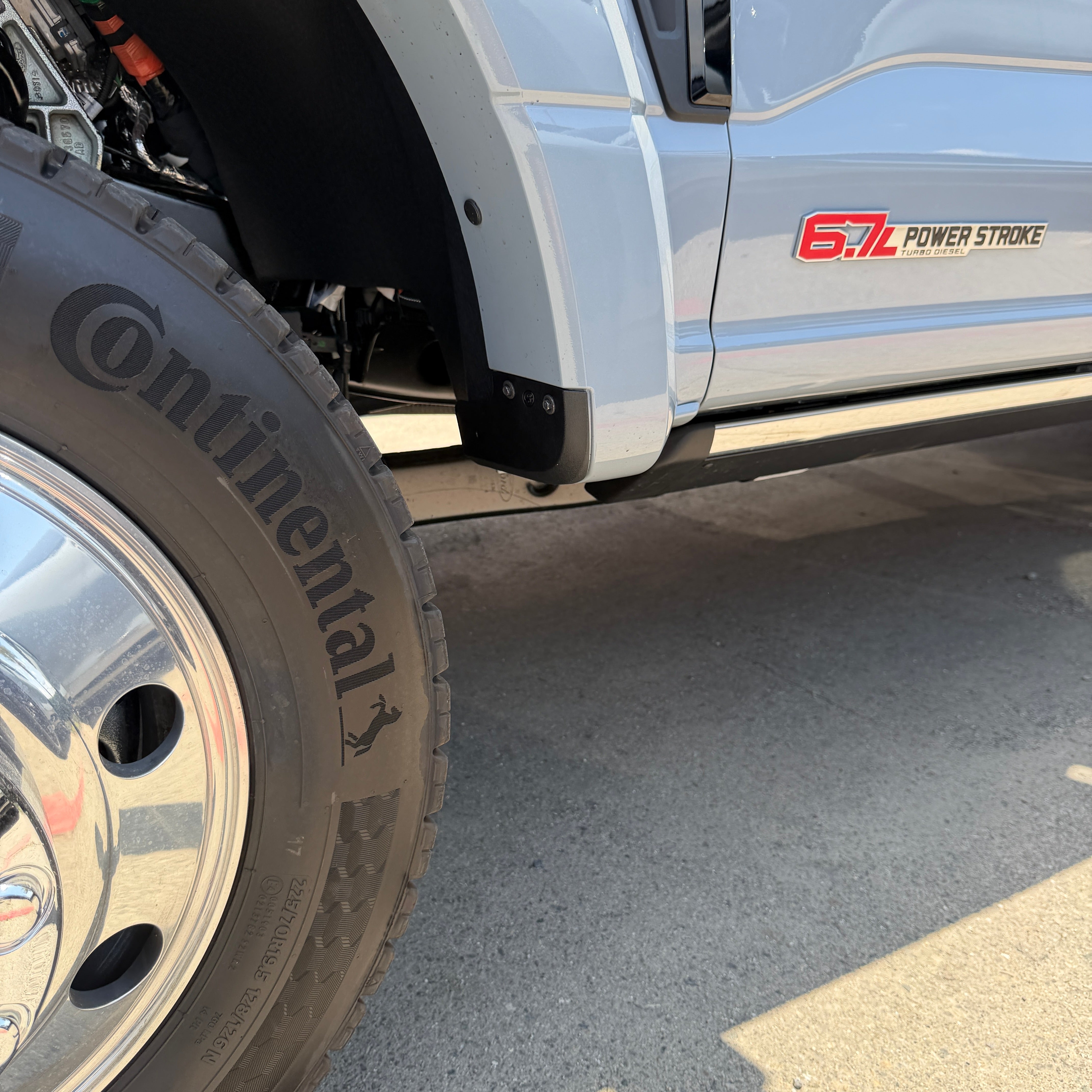 MUD FLAP DELETE FOR 2017-2026 FORD F-450 & F-550