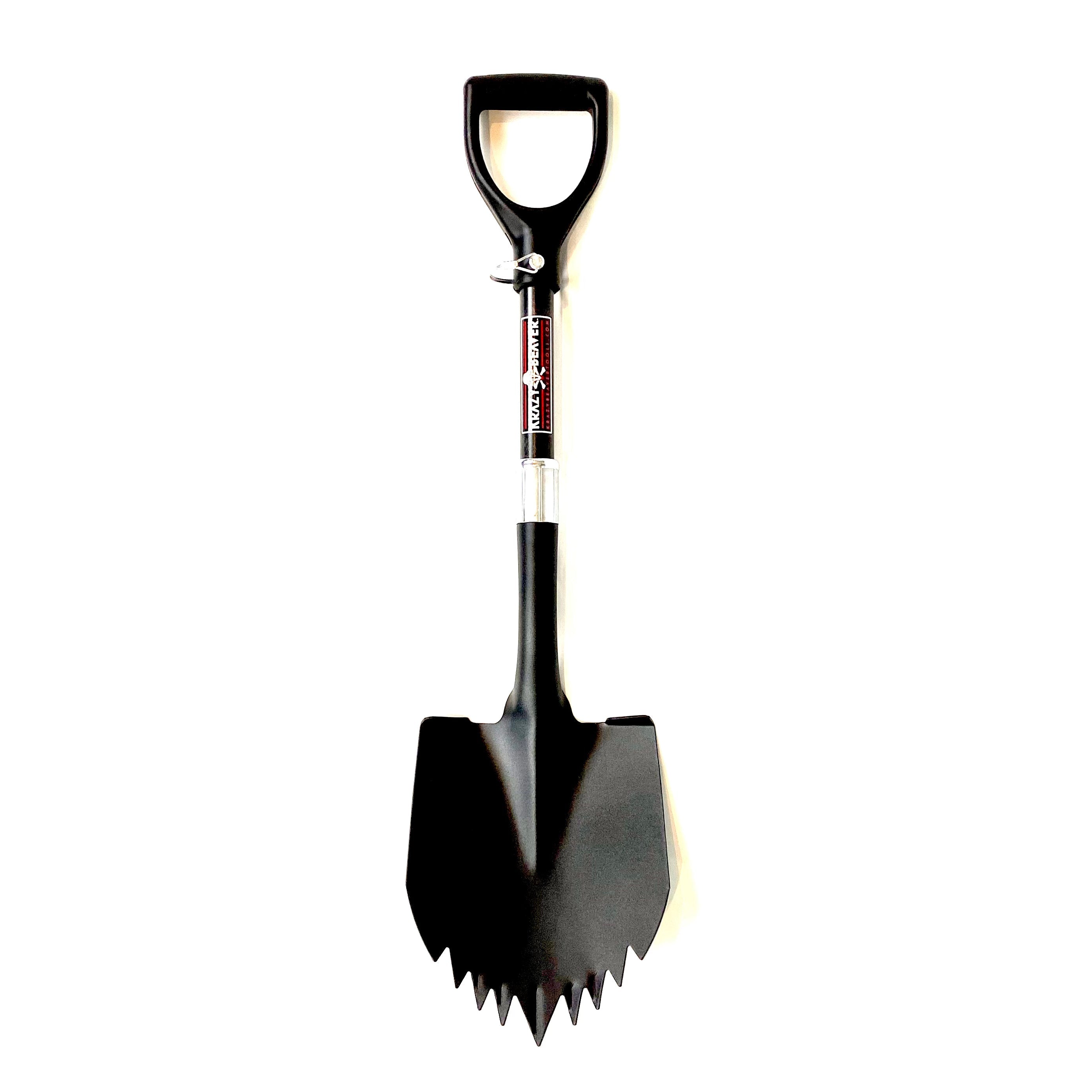 Krazy Beaver ATV / UTV Shorty Shovel (Textured Black Head / Black Handle)