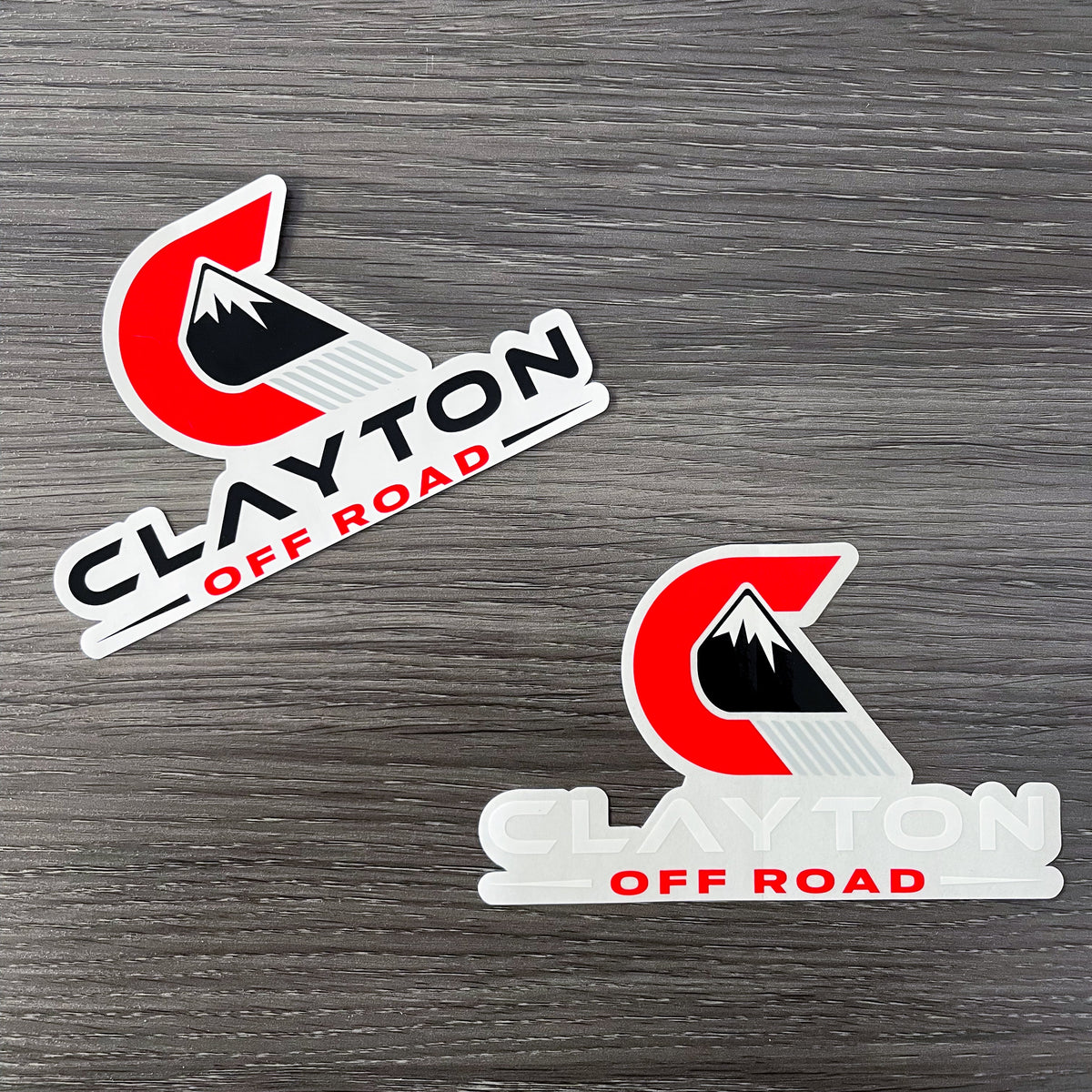 Clayton Off Road official logo stickers for universal fit