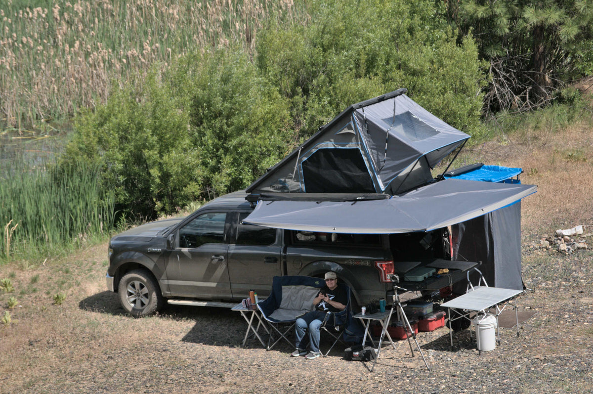 Dirtbox hard shell overland shower awning with changing room, universal fit