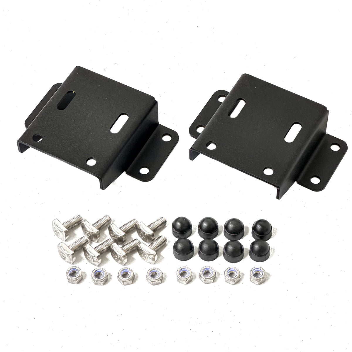 Dirtbox 270 and 180 degree awning mounting brackets for canopy campers