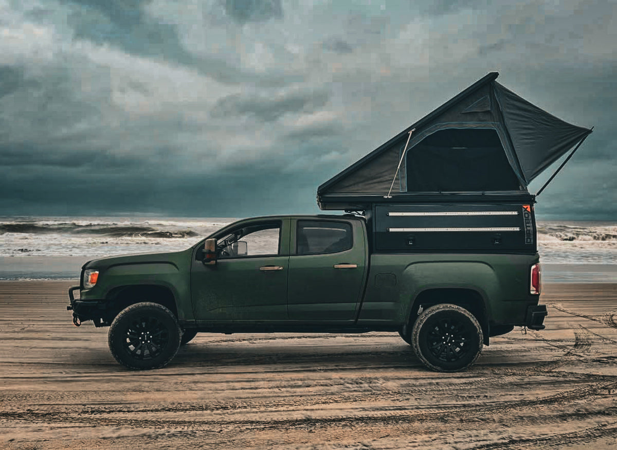 Dirtbox Overland Canopy Camper modular truck camper shell