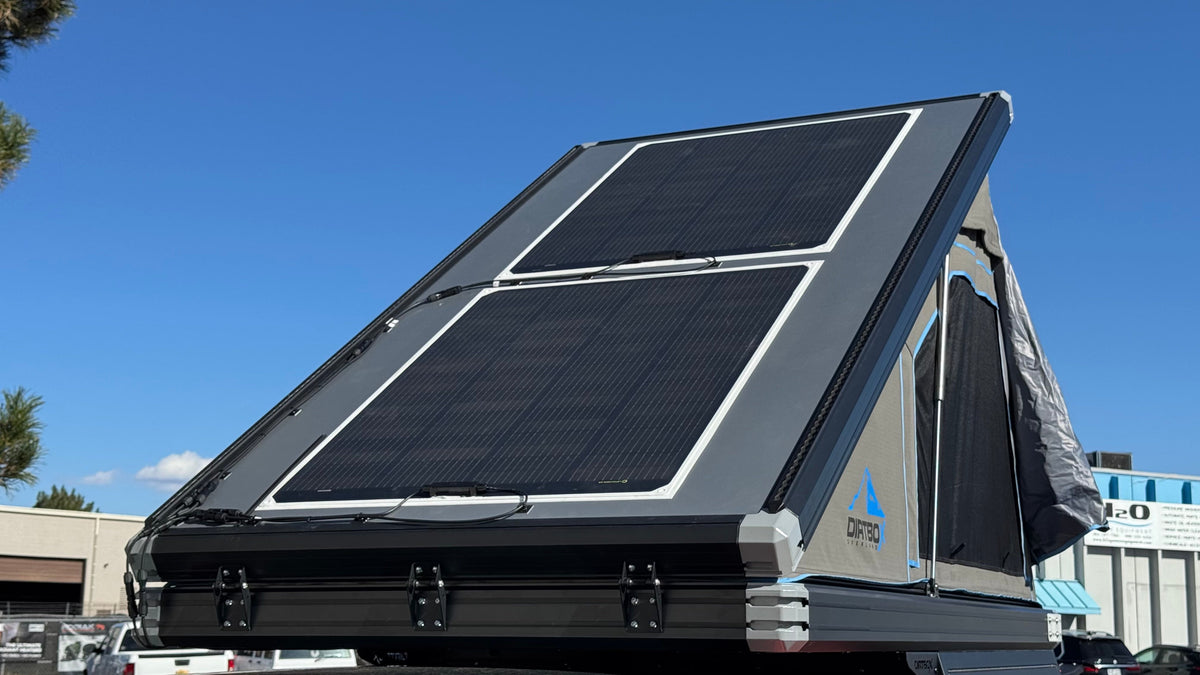 Lensun 240W 12V full black flexible solar panel, universal fit