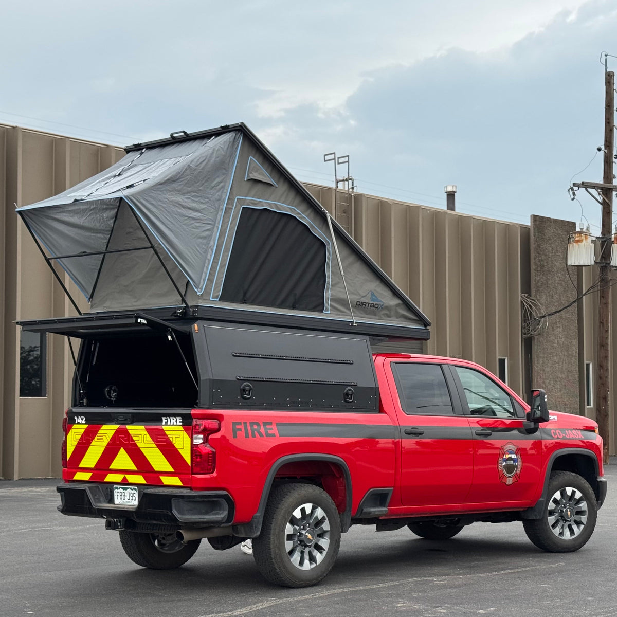 Dirtbox Overland Canopy Camper modular truck camper shell