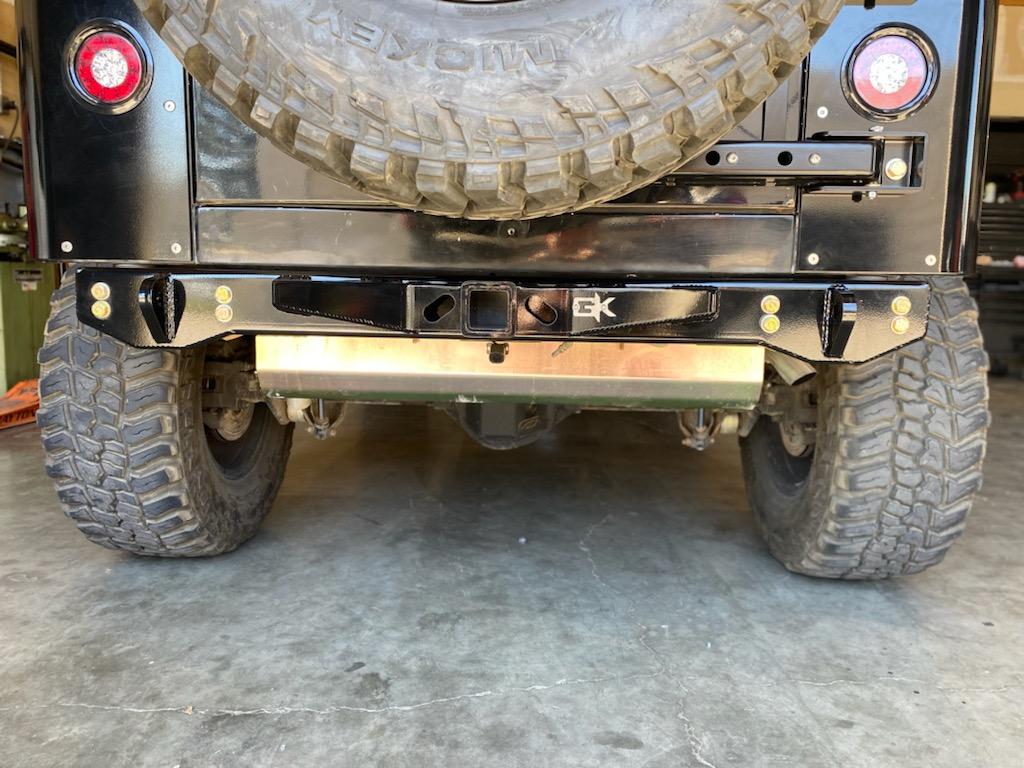 Rear Diamond Series Stubby Bumper for Jeep TJ Wrangler