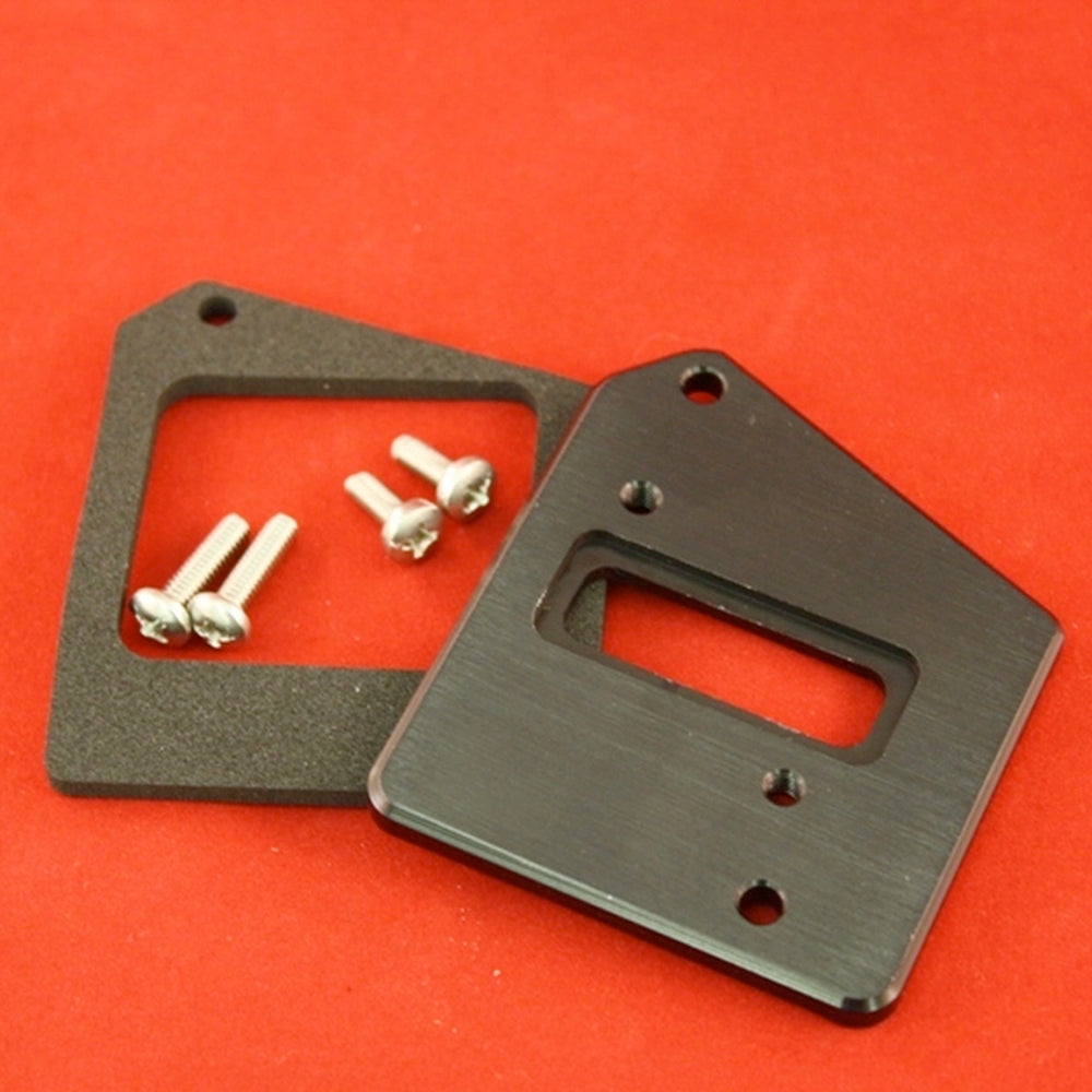 A JLT 12" High Boost Slot Style MAF Adaptor Kiton on a orange background