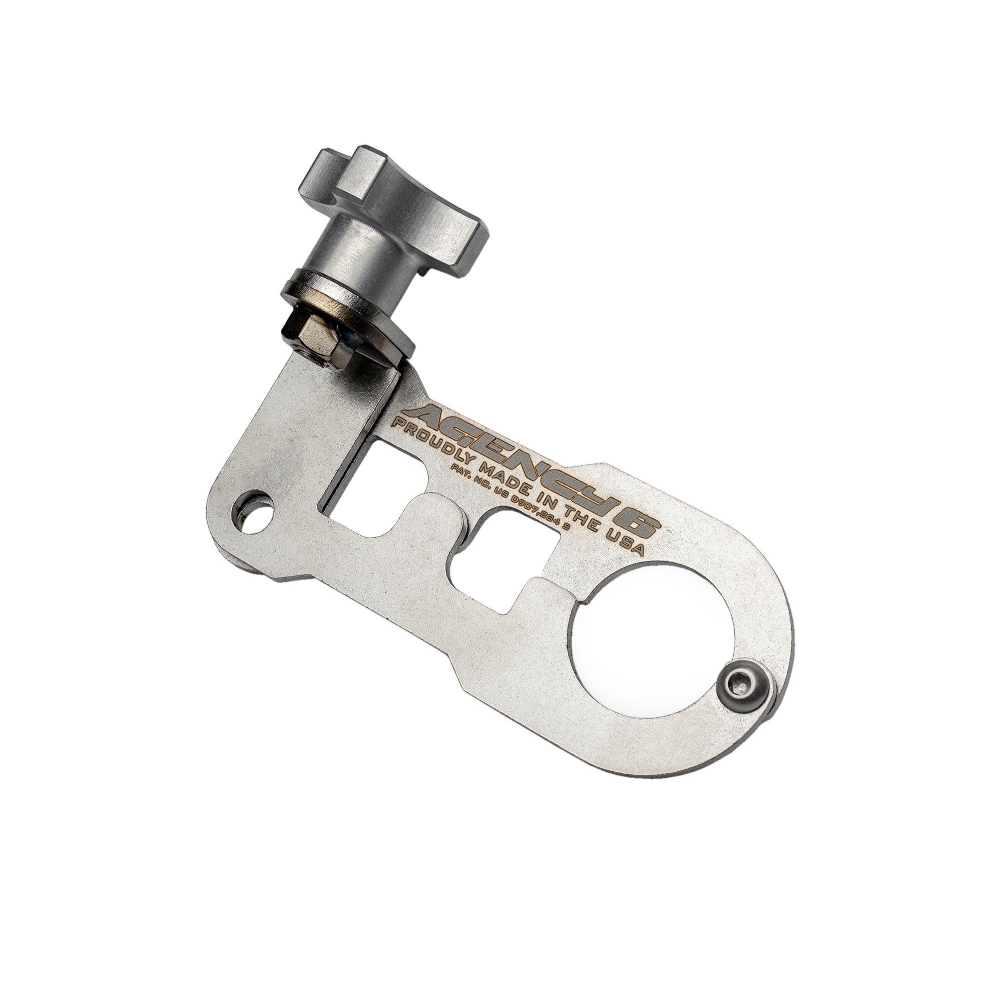 Stainless steel jack handle keeper for overlanding and off-road vehicle accessories