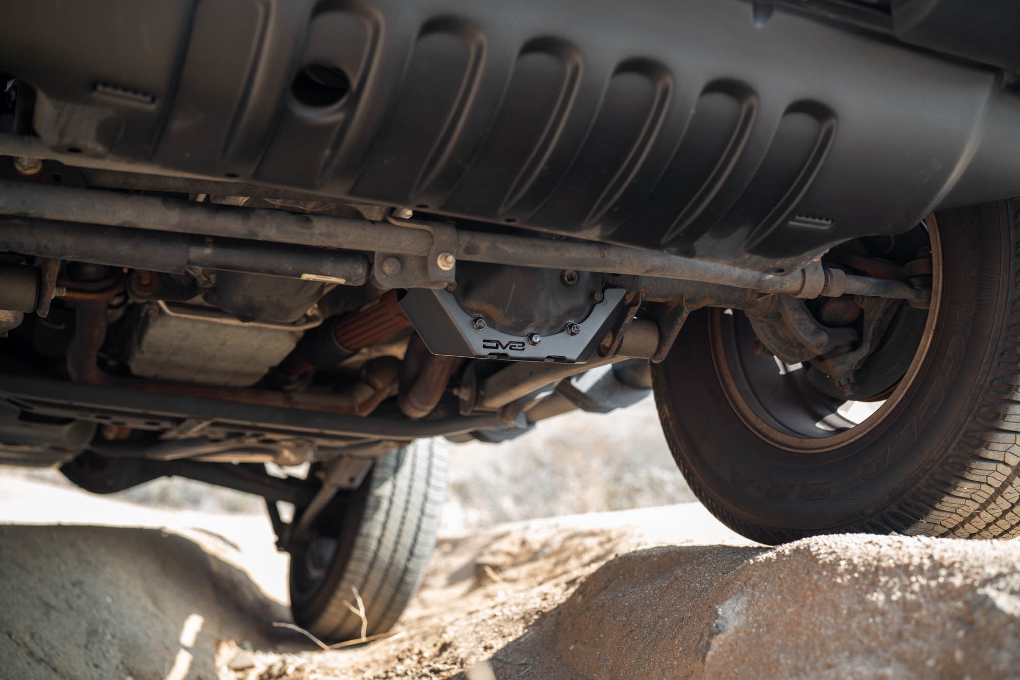 Jeep-Wrangler-JK-Dana-30-Front-Diff-Skid-Plate-Installed-5 - NVMOS