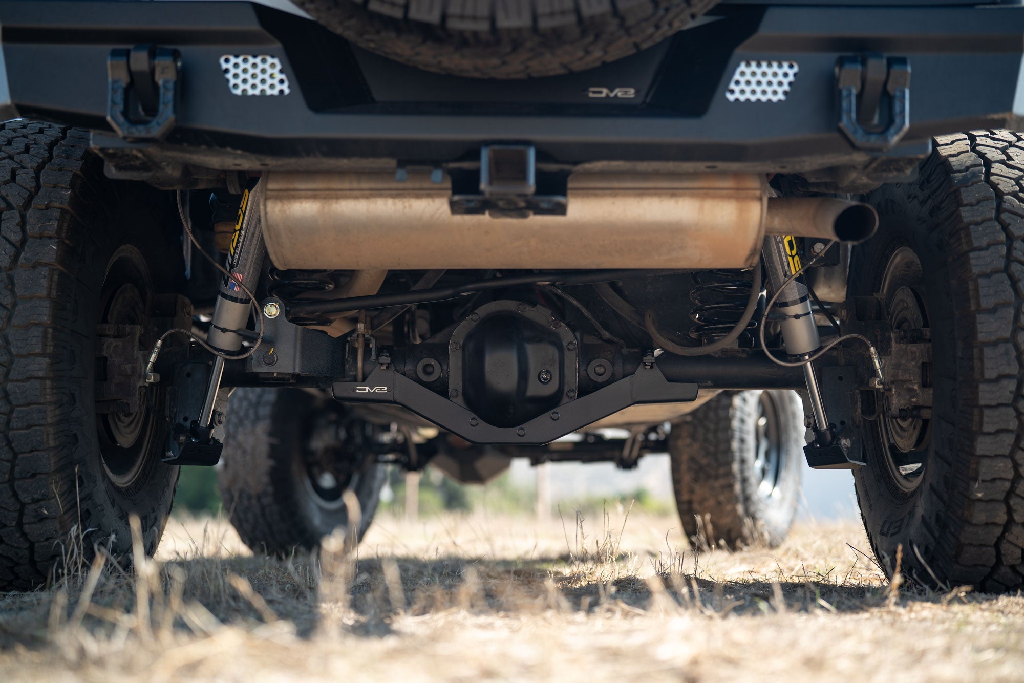 Jeep-Wrangler-JK-Dana-44-Rear-Diff-Skid-Plate-installed-6 - NVMOS