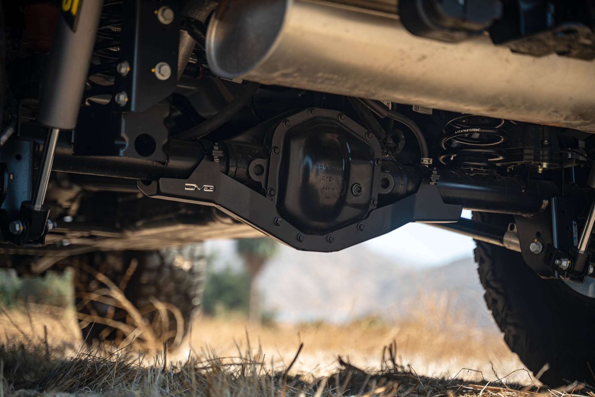 Jeep-Wrangler-JL-_-Gladiator-JT-Rear-D44-Differential-Skid-Plate-Installed-4 - NVMOS
