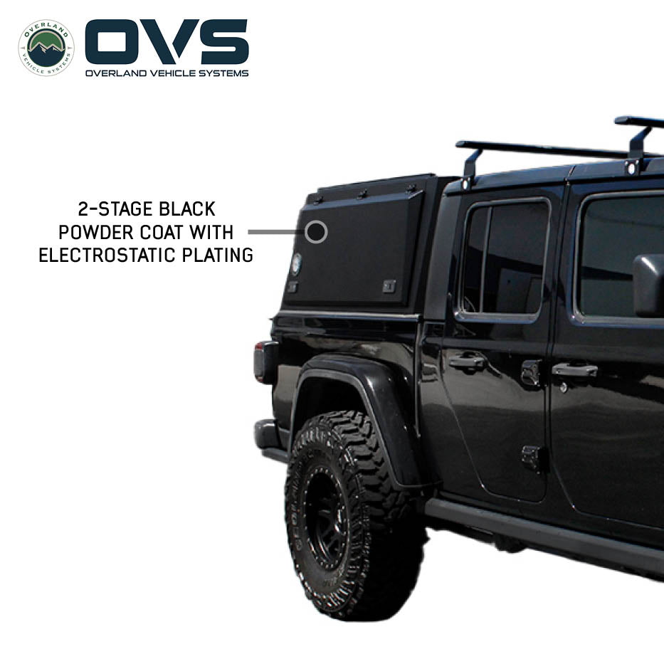 Overland Vehicle Systems Expedition PRO truck cap for 2020-2027 Jeep Gladiator - view 7