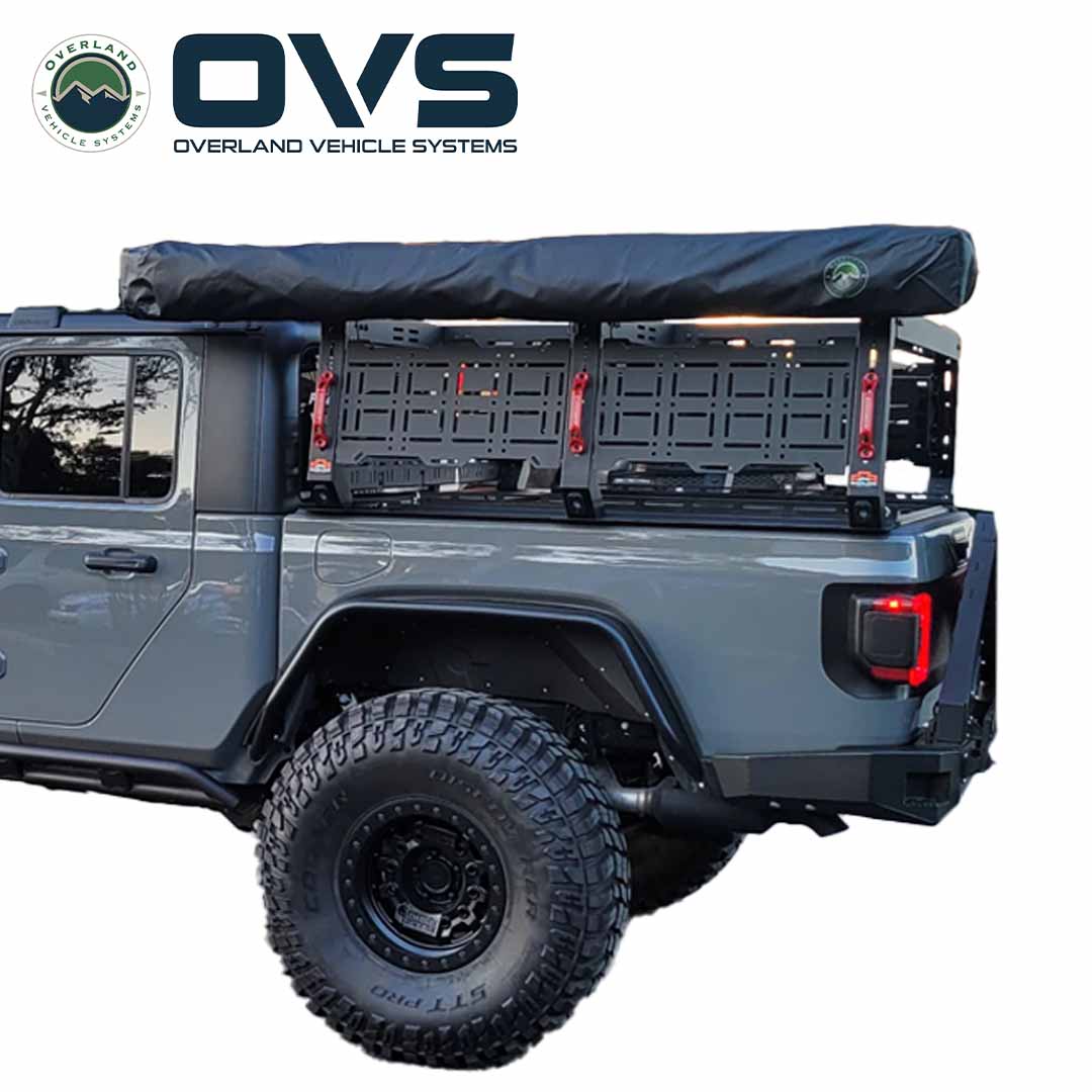Ruff Rax modular steel bed rack with MOLLE panels for Jeep Gladiator JT 5 ft bed (2020-2027) - view 9