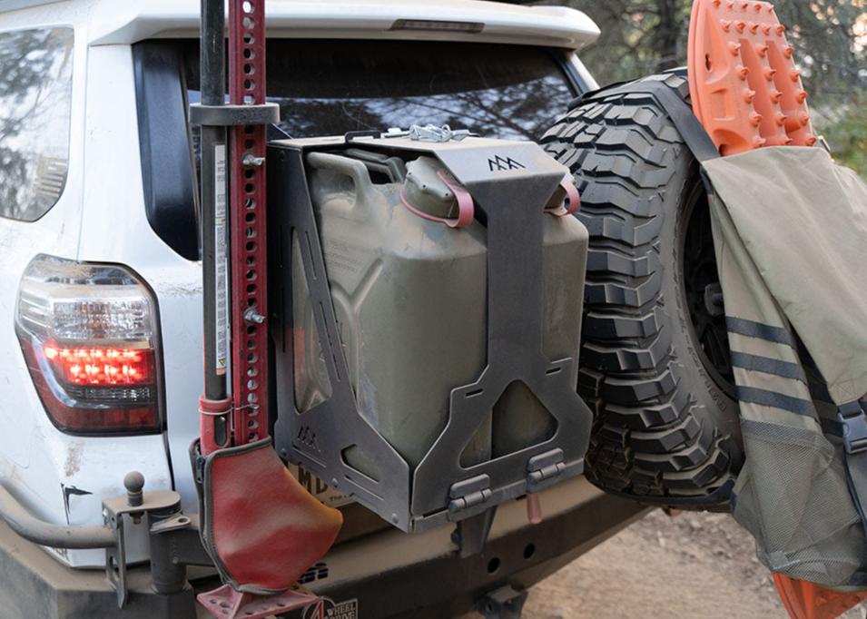 Backwoods Jerry's Can Holder - Dual Universal Jerry Can Carrier