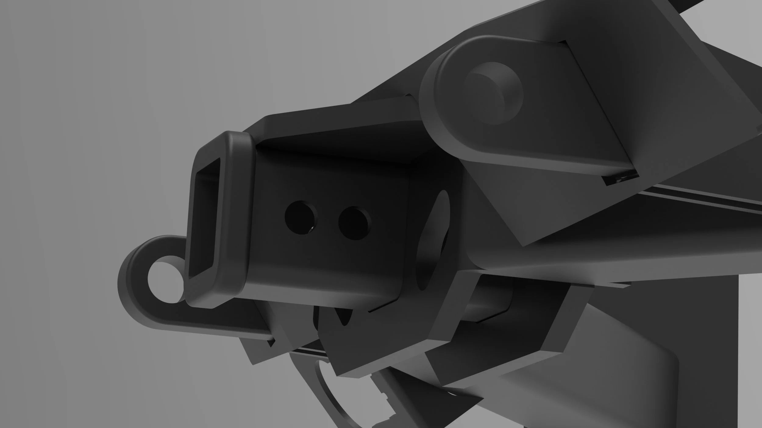 2014-2023 Lexus GX460 Rear Tow Hitch Receiver Hybrid Bumper