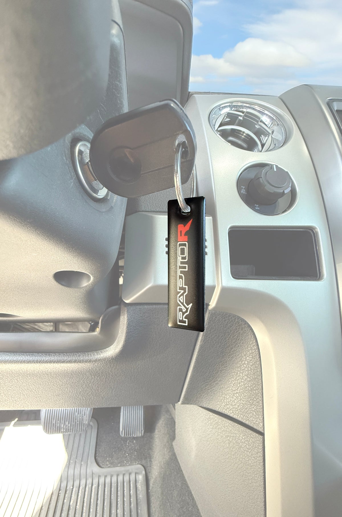 Tufskinz Ford licensed keychain badge, universal fit