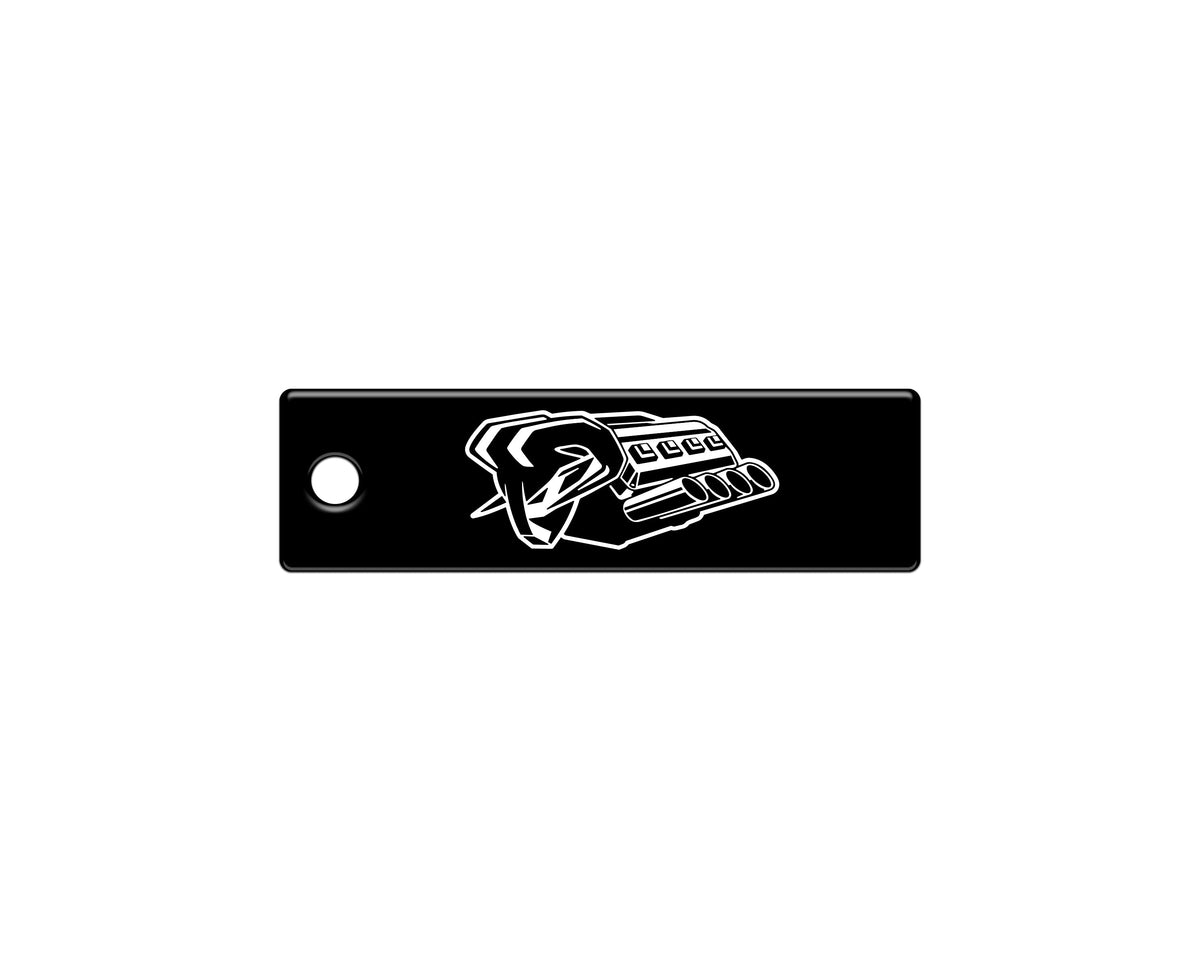Tufskinz Ram keychain badge for universal fit