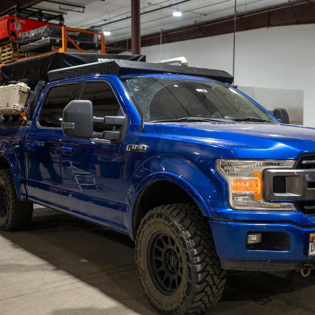 upTOP Overland KILO roof rack for Ford F-150 side view