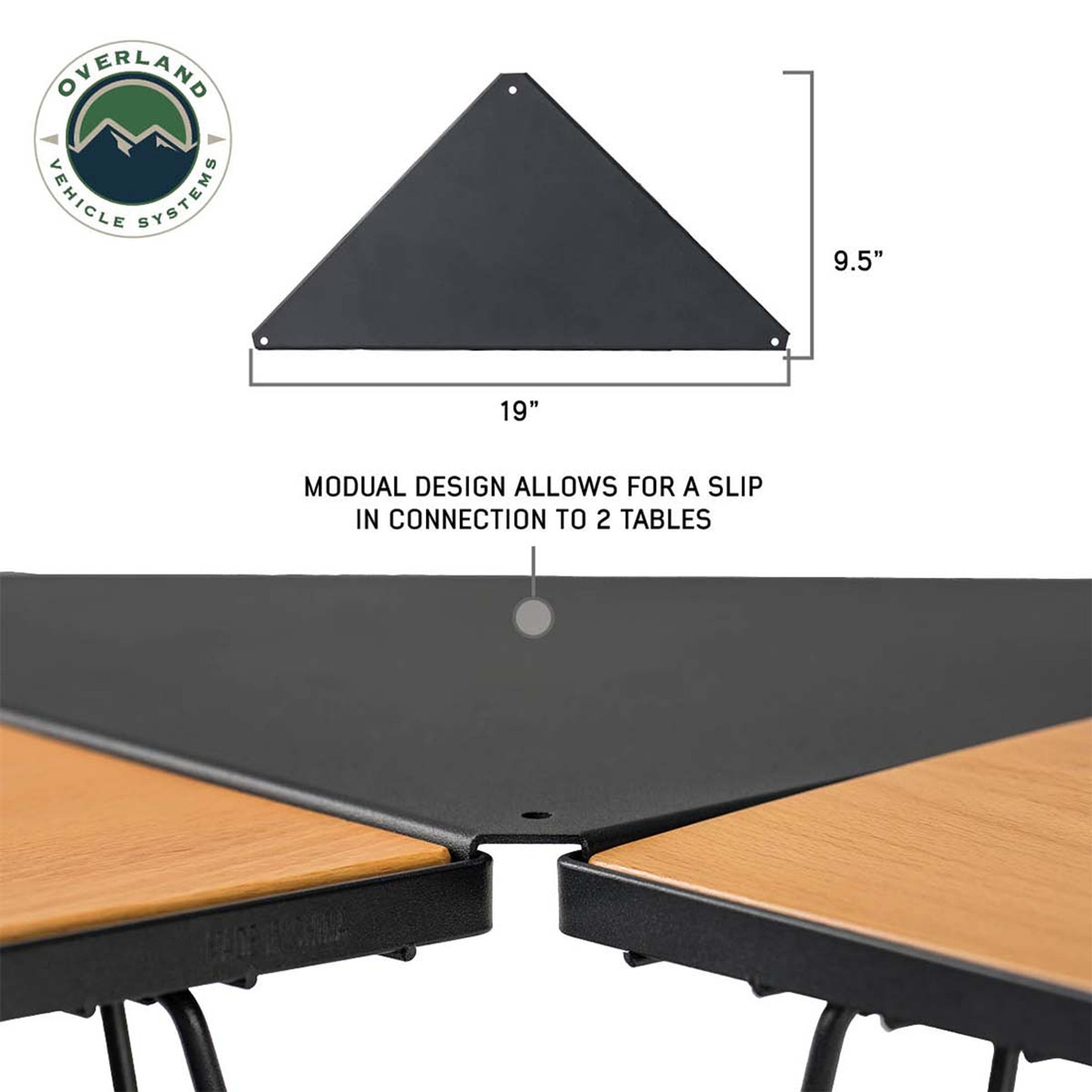 Kick It Collapsible Camp Table - Wood Base & Storage Bag