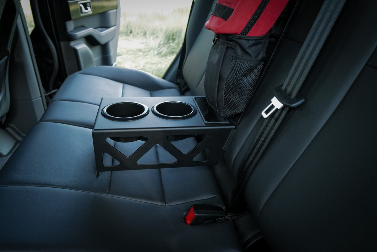 Canyon Adventure Vans rear seat cup holder and MOLLE panel for INEOS Grenadier
