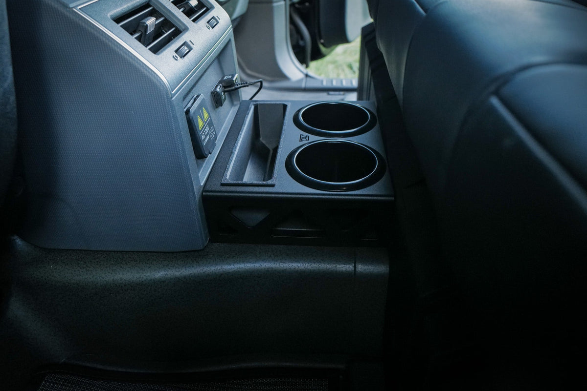 Canyon Adventure Vans rear seat cup holder and storage tray for INEOS Grenadier