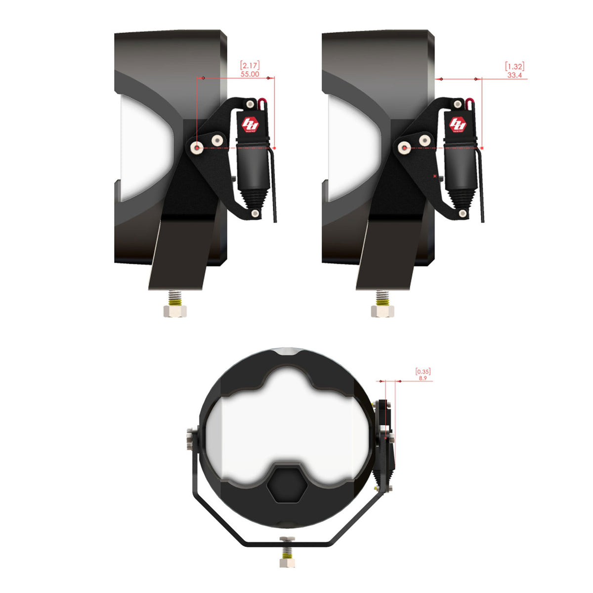 Baja Designs REFLEX™ Light Actuator Kit – LP4/LP6/LP9/XL-M Housing