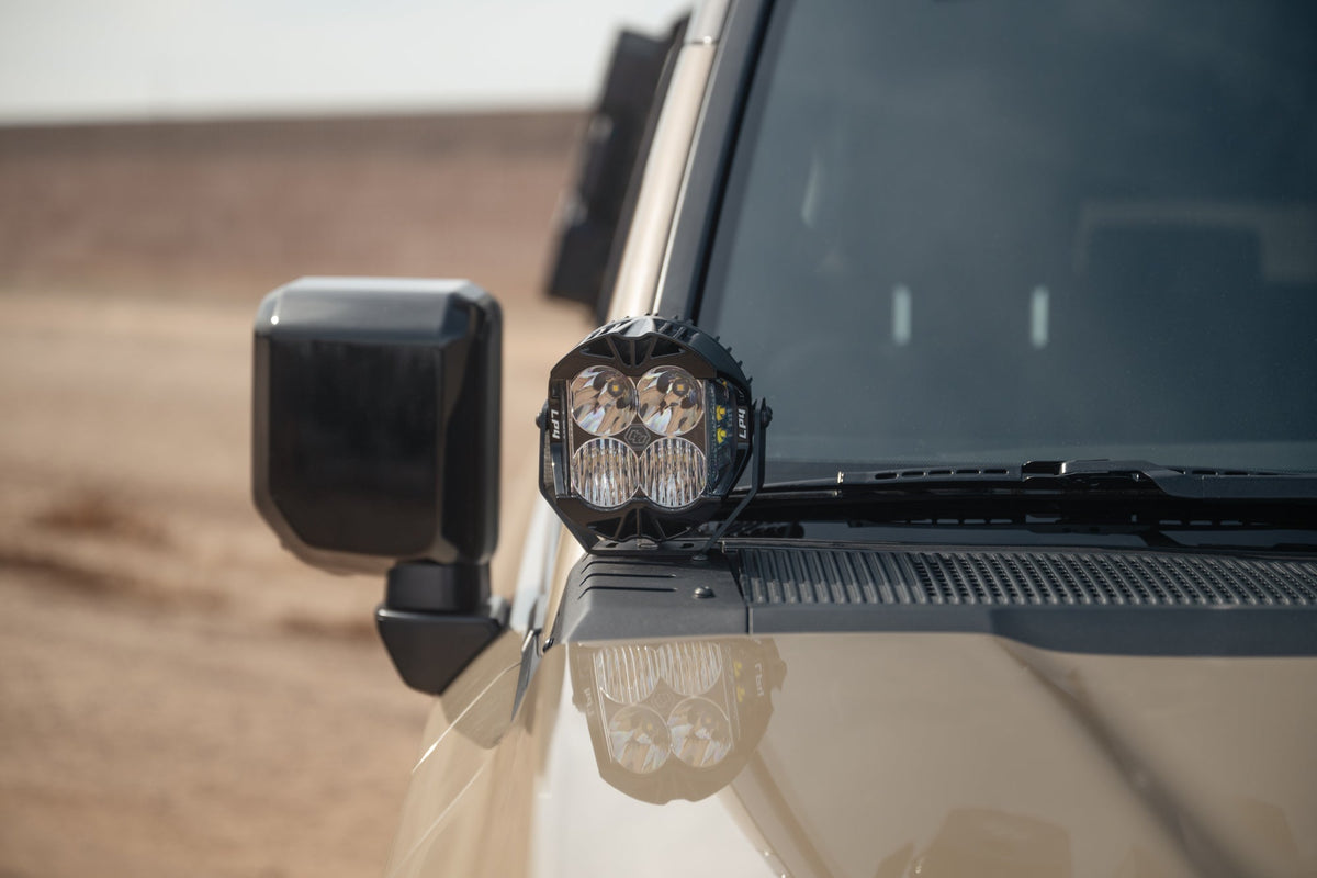 Rago Fabrication A-pillar light mounts for Lexus GX 550