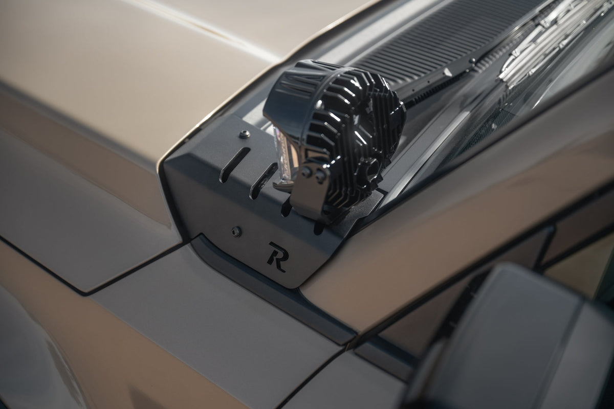 Rago Fabrication A-pillar light mounts for Lexus GX 550
