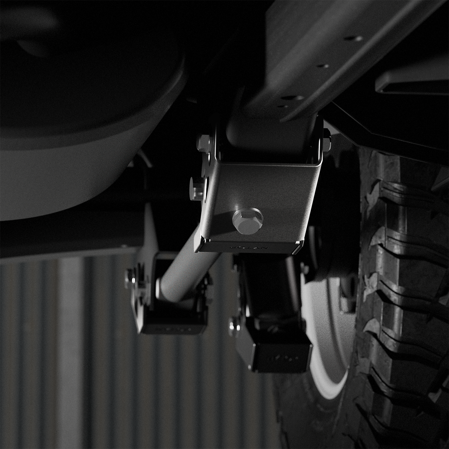 2024-Current Toyota Tacoma Lower Trailing Arm Skid Plate Kit