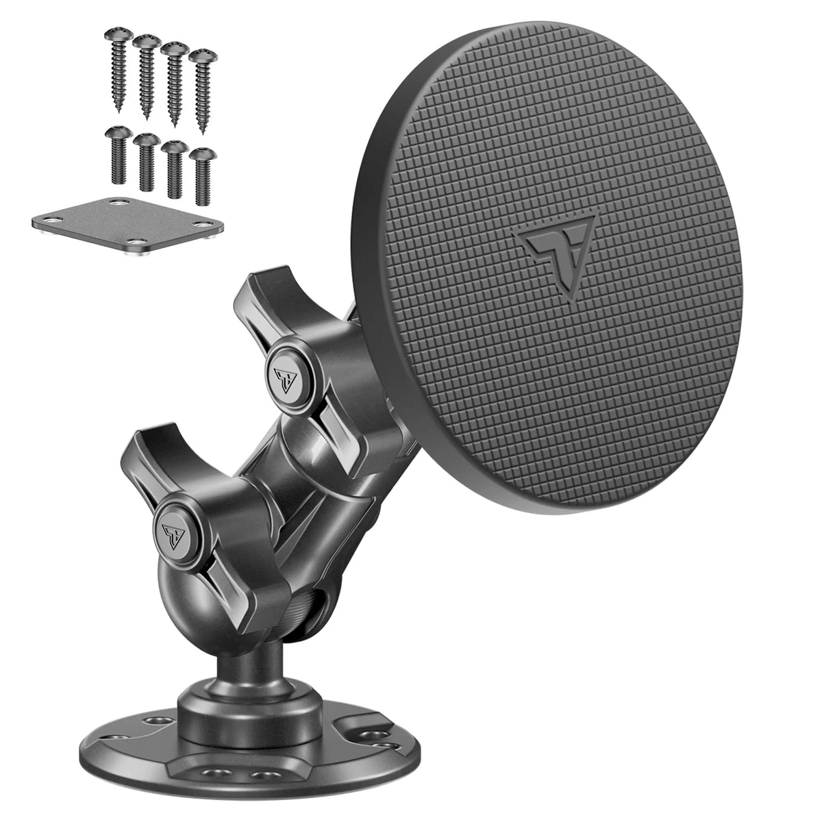 Tackform heavy duty commercial drill base magnetic tablet mount, universal fit