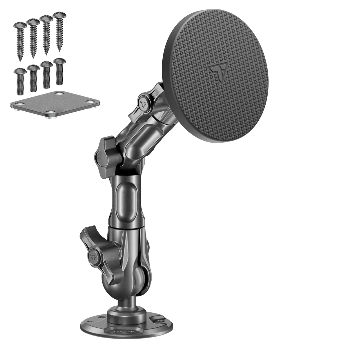 Tackform heavy duty commercial drill base magnetic tablet mount, universal fit