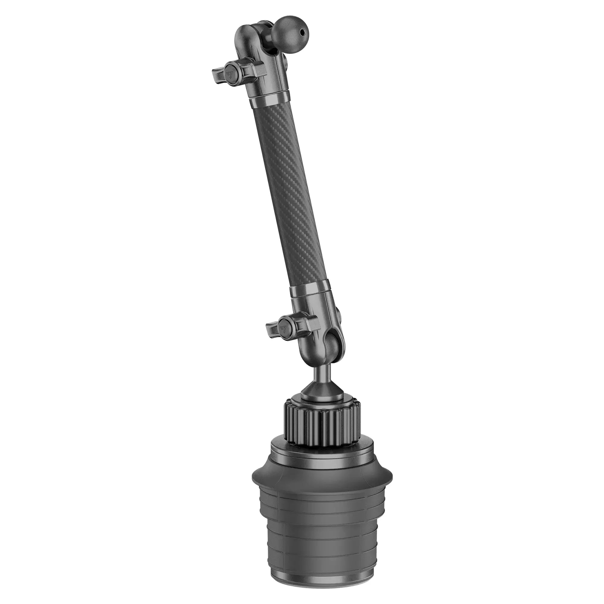 Heavy-duty adjustable carbon fiber arm mount for overlanding gear and vehicle accessories