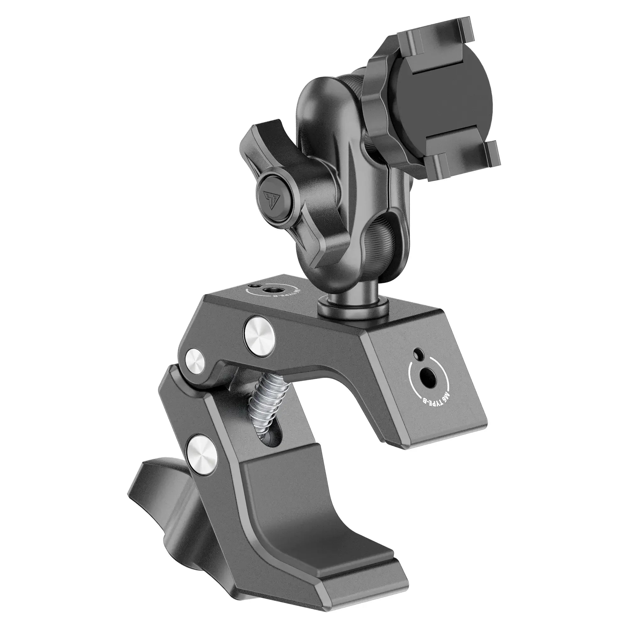 Heavy-duty adjustable mounting clamp for overlanding gear and vehicle accessories