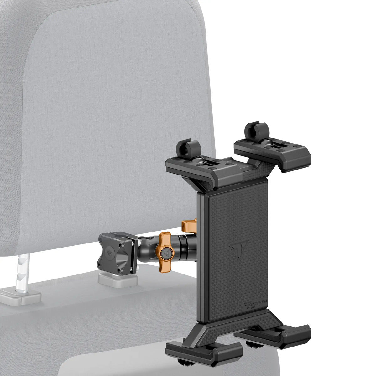 Tackform headrest mount with SLATE tablet holder, universal fit