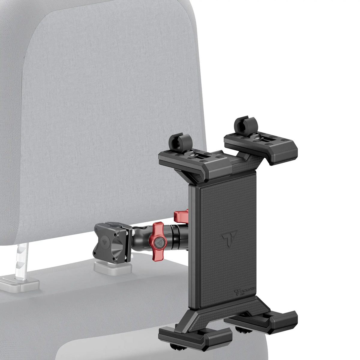 Tackform headrest mount with SLATE tablet holder, universal fit