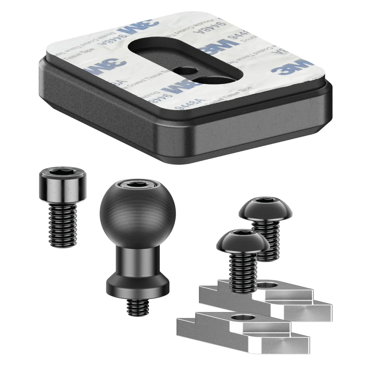 Tackform universal magnetic device mount with 20mm metal ball for universal fit