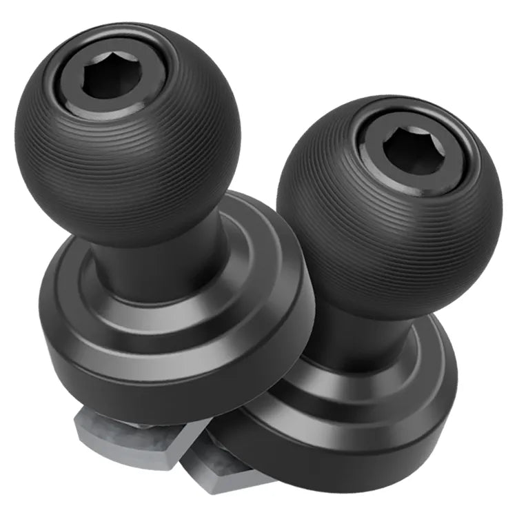 Tackform 2 pack slim track ball 20mm metal for universal fit