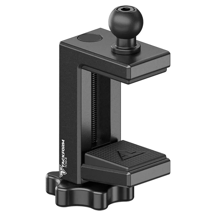 Tackform universal table and bar clamp with 20mm metal ball for universal fit